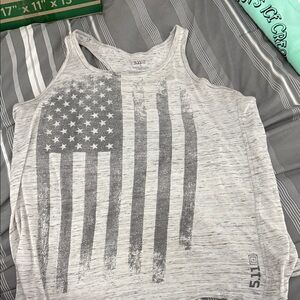 5.11 Tactical Gray Flag Tank Top